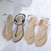 Summer Footwear Flat Toe Sandals Plus Size Comfortable Shoes
