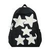 Japanese Cute Girl's New Large Capacity Star Backpack Ins Versatile College School Backpack for Girls High School Backpack