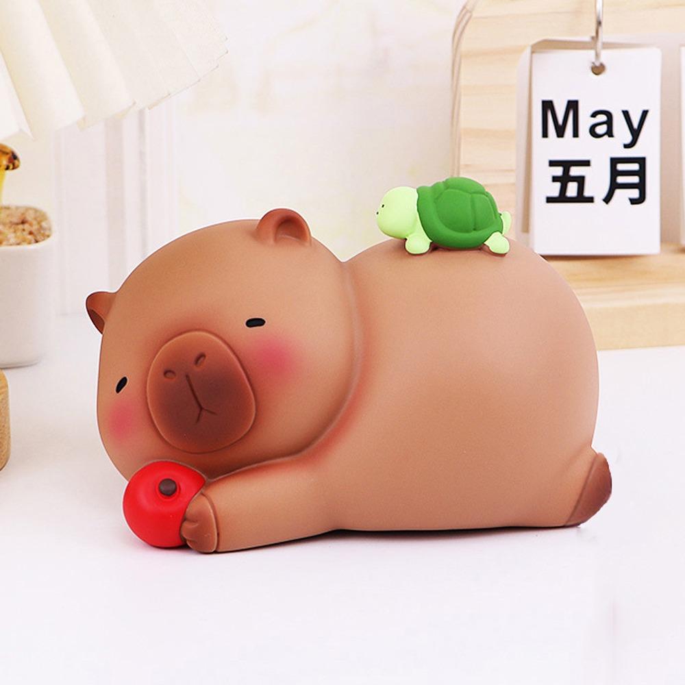 Large Capacity Capybara Money Boxes Savings Tank Capybara Kids Storage Box  Coins Cash
