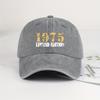 A Classic Vintage  Limited Edition Trendy Washed Baseball Cap Perfect for Casual Wear Outdoor Activities and Sports An I