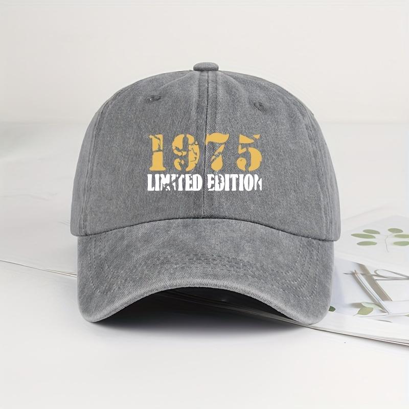 A Classic Vintage Limited Edition Trendy Washed Baseball Cap Perfect for Casual Wear Outdoor Activities and Sports An I
