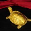 Golden Brass Turtle Figurine - Copper Home & Office Decoration & Creative Gift