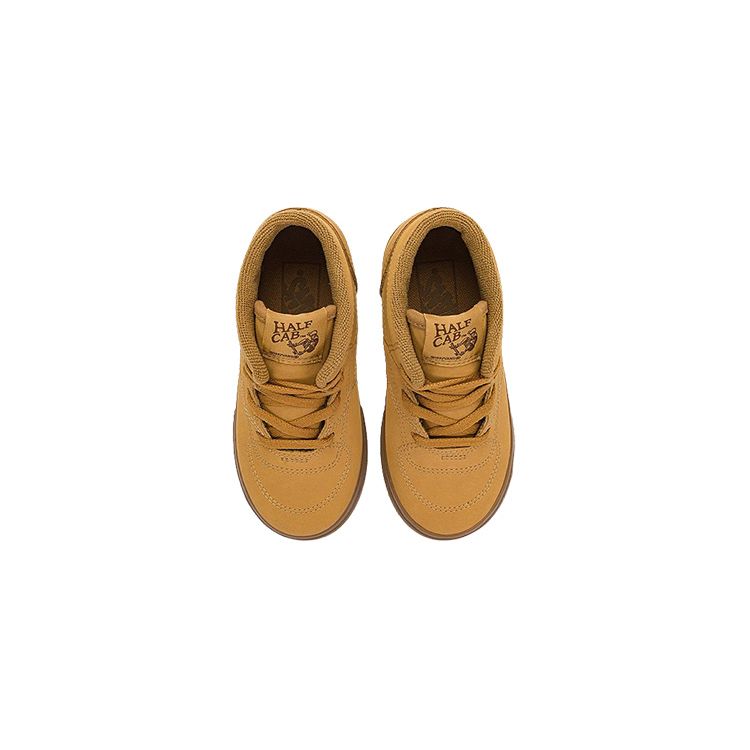 Vans Half Cab Comfortable Versatile Low Top Walker Shoes Baby sneaker Brown VN0A38EDOTS