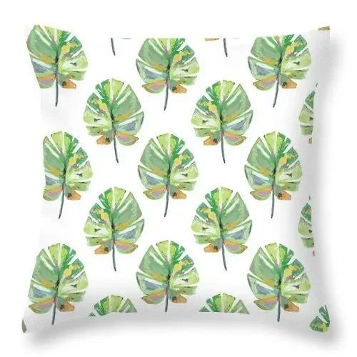 Tropical Green Plant Pillowcase Colorful Tree Pattern Creative Cushion Vitality Natural Style Sofa Decoration Pillow