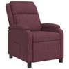Recliner Chair Purple Fabric