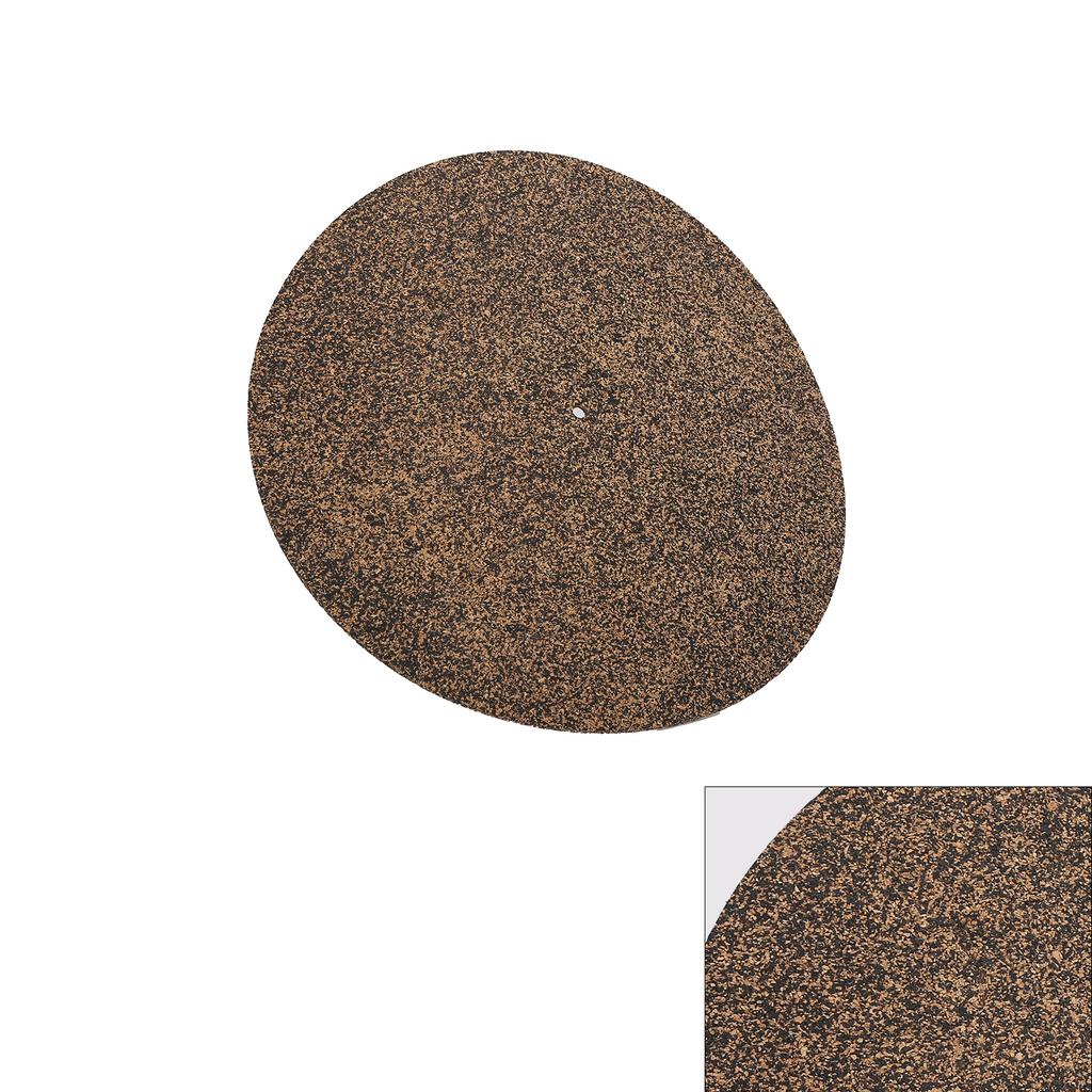 12in Vinyl Record Mat Pad Cork NonSlip AntiStatic Turntable Slipmat for LP Records