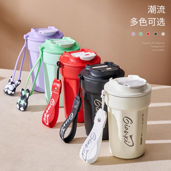 Portable Stainless Steel Travel Coffee Thermos Cup – Customizable Gift