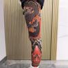 Printed Tights Fake Tattoo Socks Sun-proof Sexy Stockings New Fishing Elastic Socks  Unisex