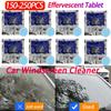 Soluție de curățare solidă Soluție de curățare a parbrizului mașină Tabletă efervescentă Stergător automat de sticlă Detergent concentrat pentru curățare solidă