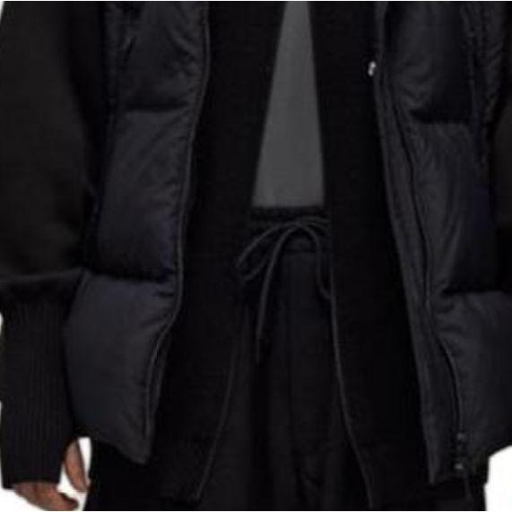 Y-3 FW23 Solid Color Hooded Zip Vest Unisex Vests Black IL2035