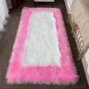 New Wave Faux Wool Rug: Bedroom, Living Room & Bay Window Mat with Long Pile
