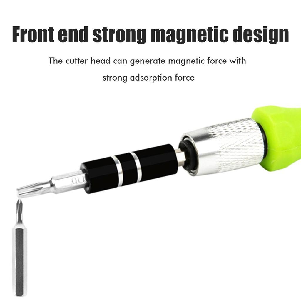 32 in 1 Kleiner Schraubendrehersatz Elektronik Reparaturwerkzeugsatz Mini Magnetischer Schraubendrehersatz für Telefon