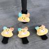 4Pcs High Elastics Chair Leg Caps Sturdy Anti Scratch Rubber Protectors Quiet Floor Guards 13 20mm Diameter Designs