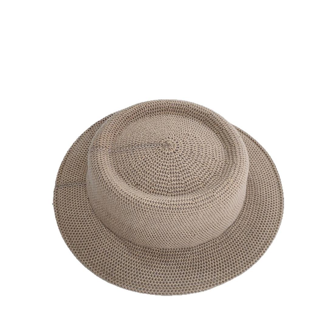 Hat Men's British Jazz Hat Sunscreen Concave Convex Short Brim Women's Simple Fashion Versatile Traveling Flat Top Top Top Top Hat