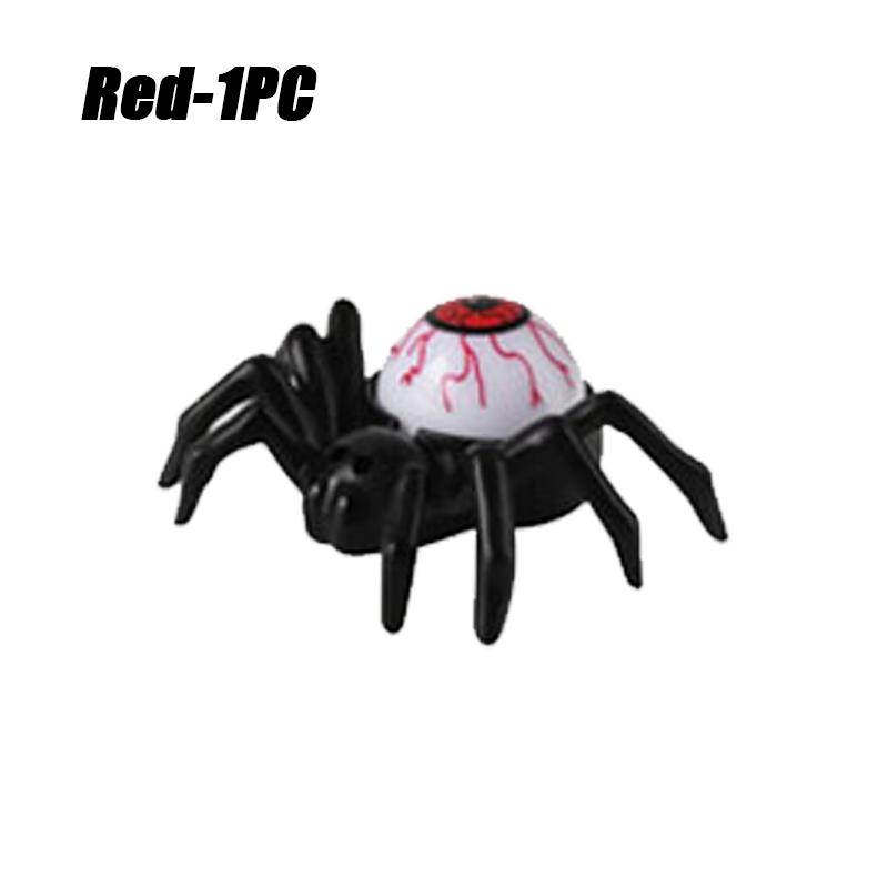 Halloween Spider Eyeball LED Candle Lights Horror Glowing Spider Lamp Tabletop Decor For Haunted House Party Atmosphere Ornament