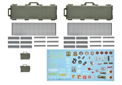 TOMYTEC Little Armory LD050 Militärischer Hartschalenkoffer C2 Unbemalter Spritzgussbausatz 334262 1/12