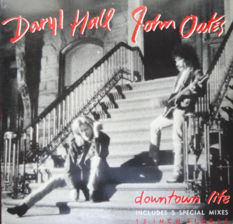 

LP Record DARYL HALL JOHN OATES Downtown Life AD19768 Arista 1988 Canada Rock Used