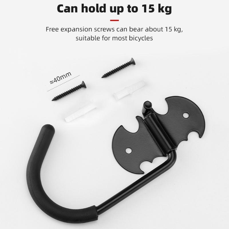 Bike Storage Foldable Cycle Bike Hanger Rack Wall Rack Garage Road Bike Bracket