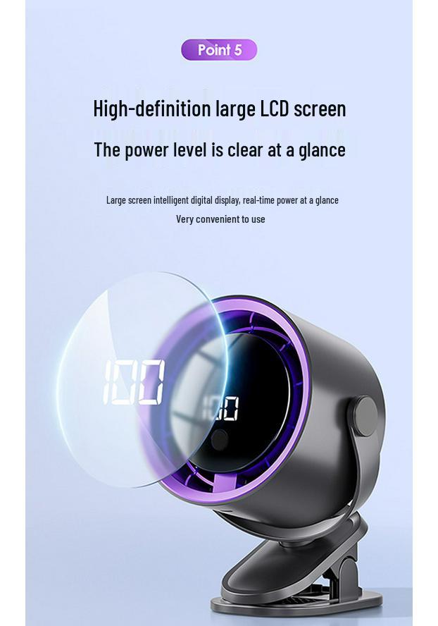 Compact Silent Desktop & Wall-Mount Fan - USB Rechargeable, Ideal for Home, Office & Dorm Use
