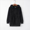 Womens Oversized Sherpa Pullover Hoodie with Pockets Fuzzy Fleece Sweatshirt Buffalo Plaid Fluffy Coat