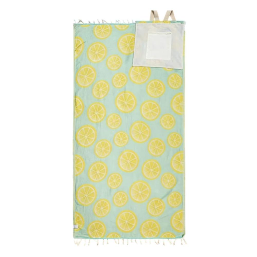2-in-1 Convertible Towel & Backpack Wearable Oversized Beach Bag Quick-Dry with Inner Zip Pocket Packable Mat
