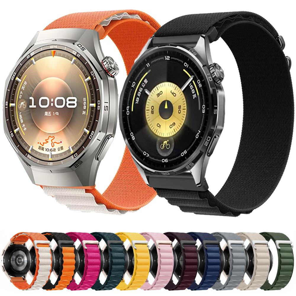 22mm 20mm Alpine Loop Armband für Huawei Watch GT6 Pro/GT6/GT5/GT4 Armband für Samsung Galaxy 7 6 Classic 5 4 Nylon Uhrenarmband