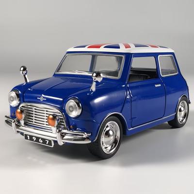 1:32 BMW Morris Mini Cooper 1967 Classic Racing Alloy Metal Diecast Model Car High Simulation Home Trendy Ornaments Collections