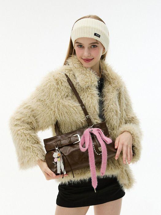 VVV Glitter Star Mix Button Keychain