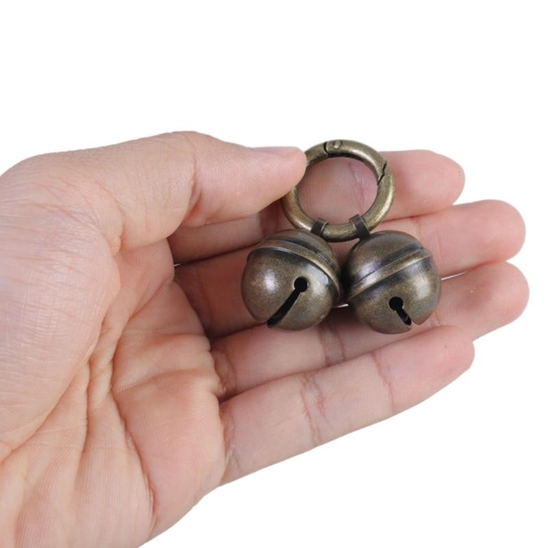2pcs Loud Multifaceted Collar Bells Cats Dog Collar Bells Rustics Pet Bells for Enhancing Safety and Fashion