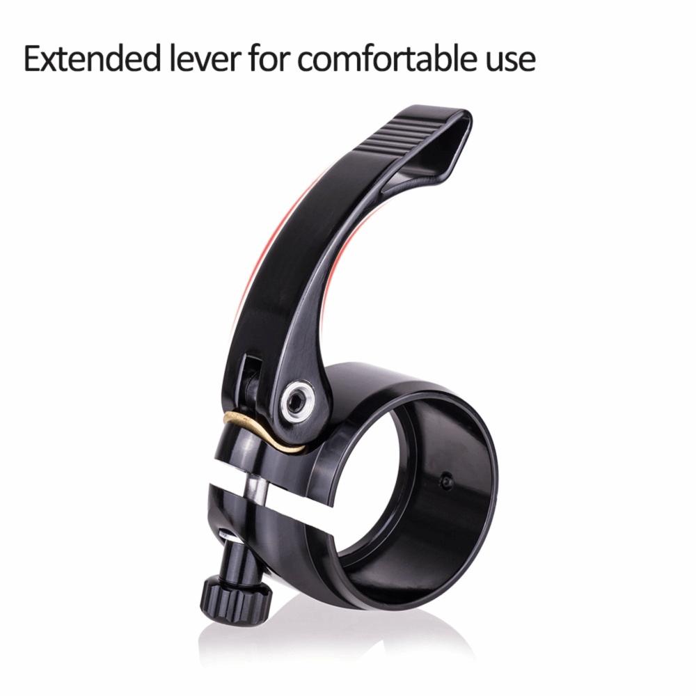 Aluminium Alloy Bike Seat Clamp Extended Bolt Design Quick Release Locking Clamp Folding Bikes