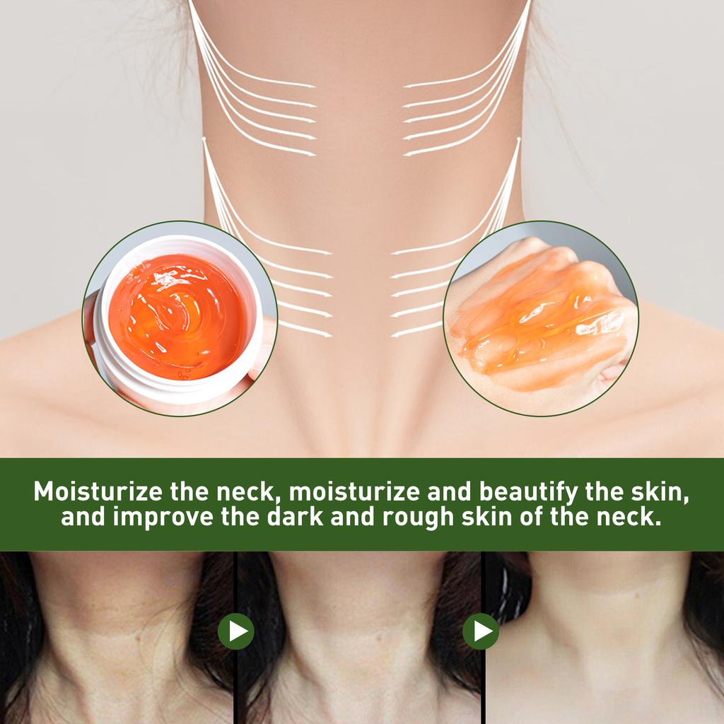 EELHOE Naturalny pantenol szyi ujędrniający krem do usuwania zmarszczek odmładzanie skóry nawilżający Anti-Aging wybielający krem do szyi pielęgnacja skóry