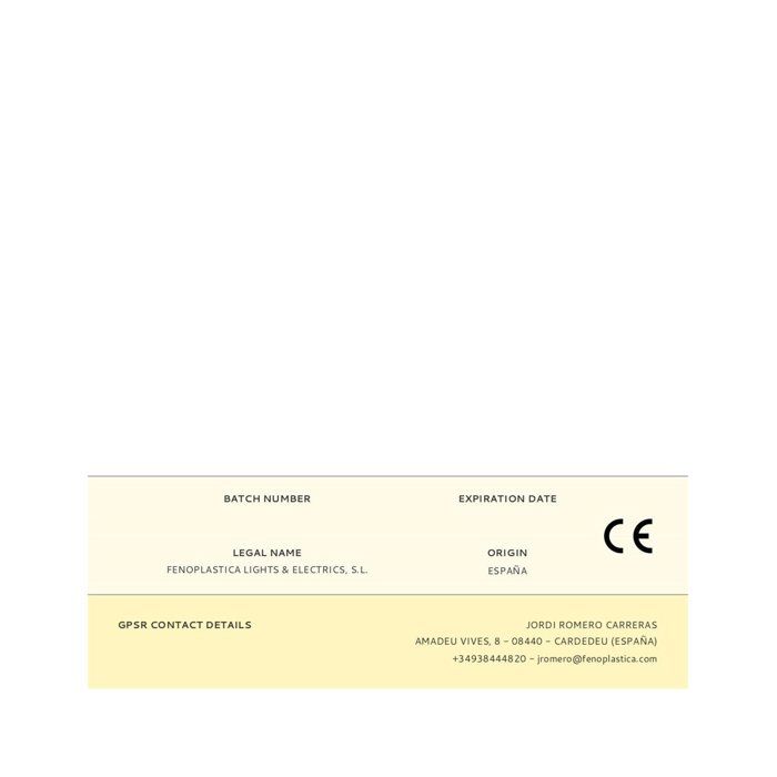 Switch - E3 - White Pear - 6A - 75x22.5mm - Indoor