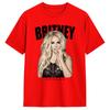 Leisure Singer BBritneys Spears TShirt Unisex Crewneck 100 Cotton Summer Fashion T Shirt Short Sleeve Tees Summer Tops