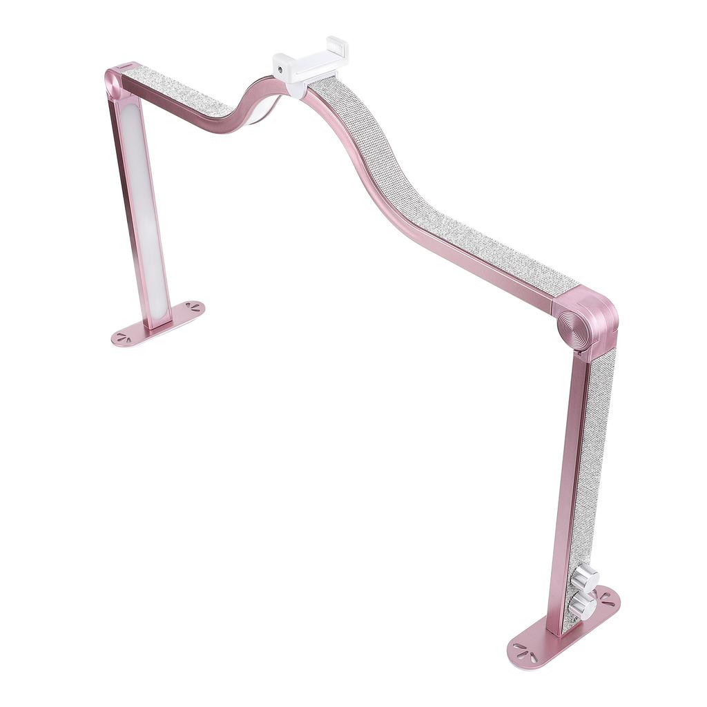 Tisch Nagellampe 3000K-6000K LED Nagellampe Faltbare Große Nagellampe mit Handyhalter für