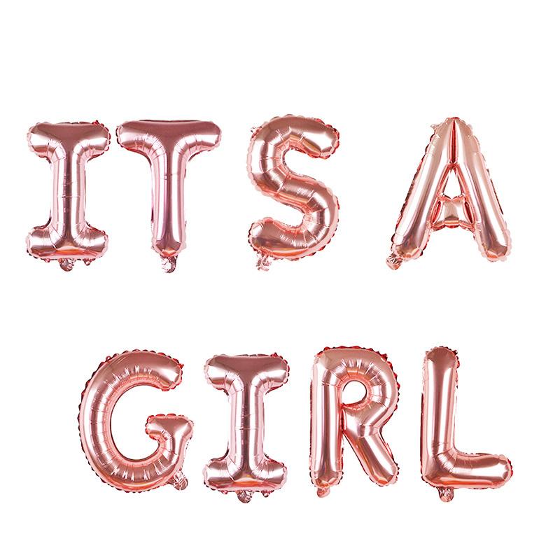 Baby Shower Boy Girl Decorations Set It's a Boy It's a Girl oh baby Balloons Gender Reveal Kids Birthday Party Baby Shower Gifts