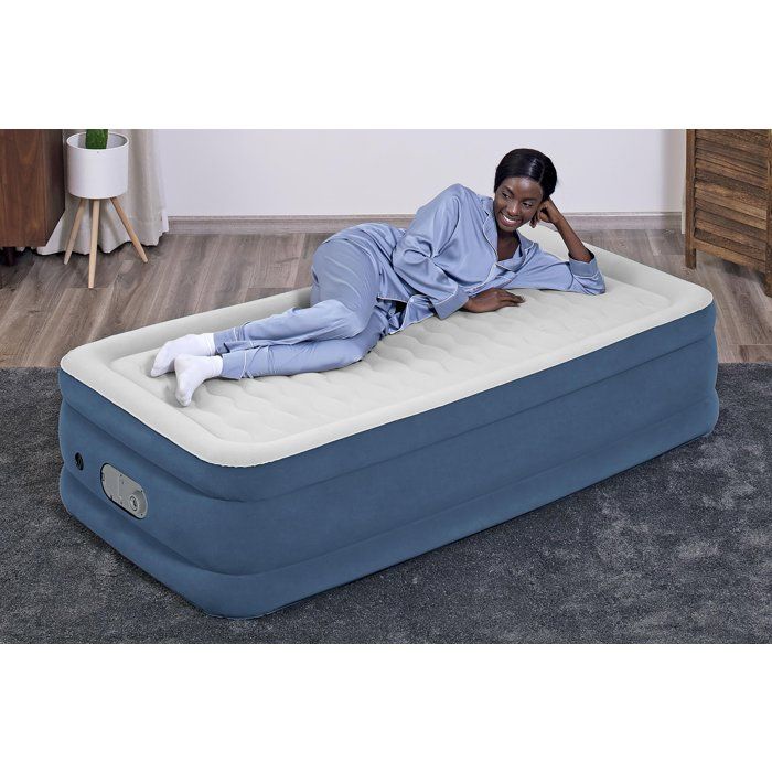 Matelas gonflable - Bestway AlwayzAire - 1 place 191 x 97 x 46 cm - Pompe intégrée