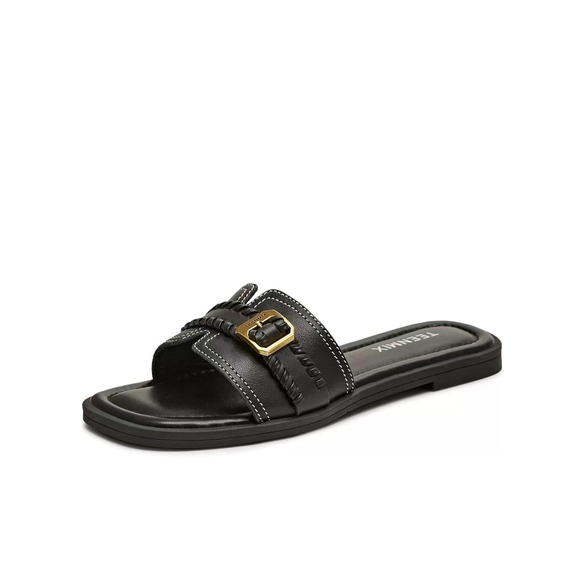 

Fashion Women 2025 New Luxury Brand Flat Shoes Women Hollow Ballet Flats Comfort Soft Soled Dance Shoe Summer Casual Sandals Flat Shoes 36 чёрный