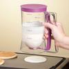 900 ML Batter Dispenser Handheld Batter Cream Separator Baking Tools with Measuring Label for Bracket Cookie Cake Waffles Batter