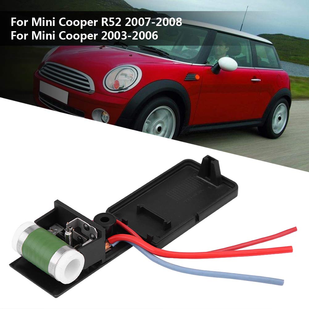 Cooling Fan Resistor for Mini Cooper Fan Resistor 17117541092R Car Engine Cooling Radiator Fan