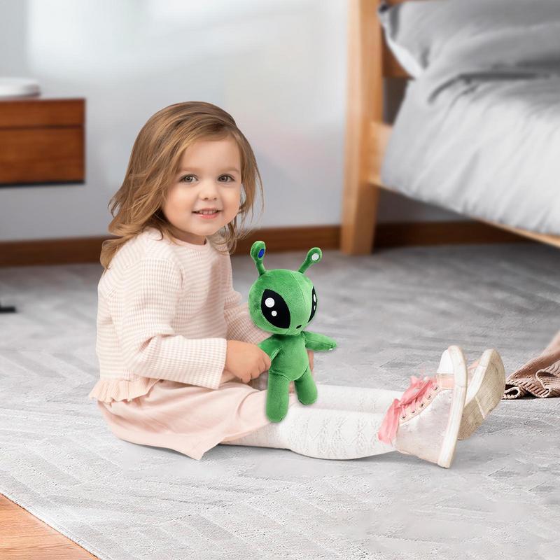 34CM Aftonsparv Grüner Außerirdischer Plüschtier Puppen Niedliches Tier Stofftier Weiches Spielzeug Für Kindergeburtstage Weihnachtsgeschenke