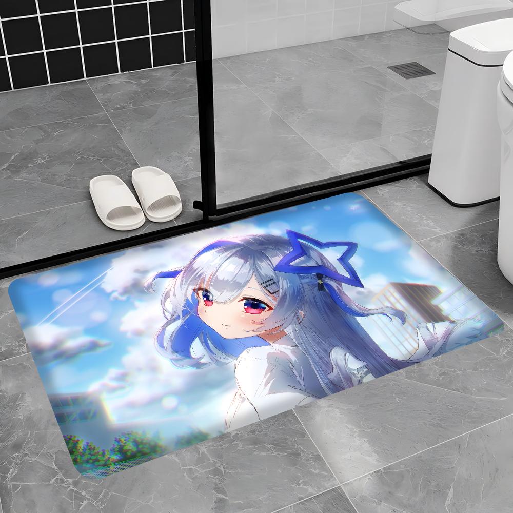 Hololive Amane Kanata Floor Mat Retro Multiple Choice Living Room Kitchen Rug Non-Slip Modern Home Decor
