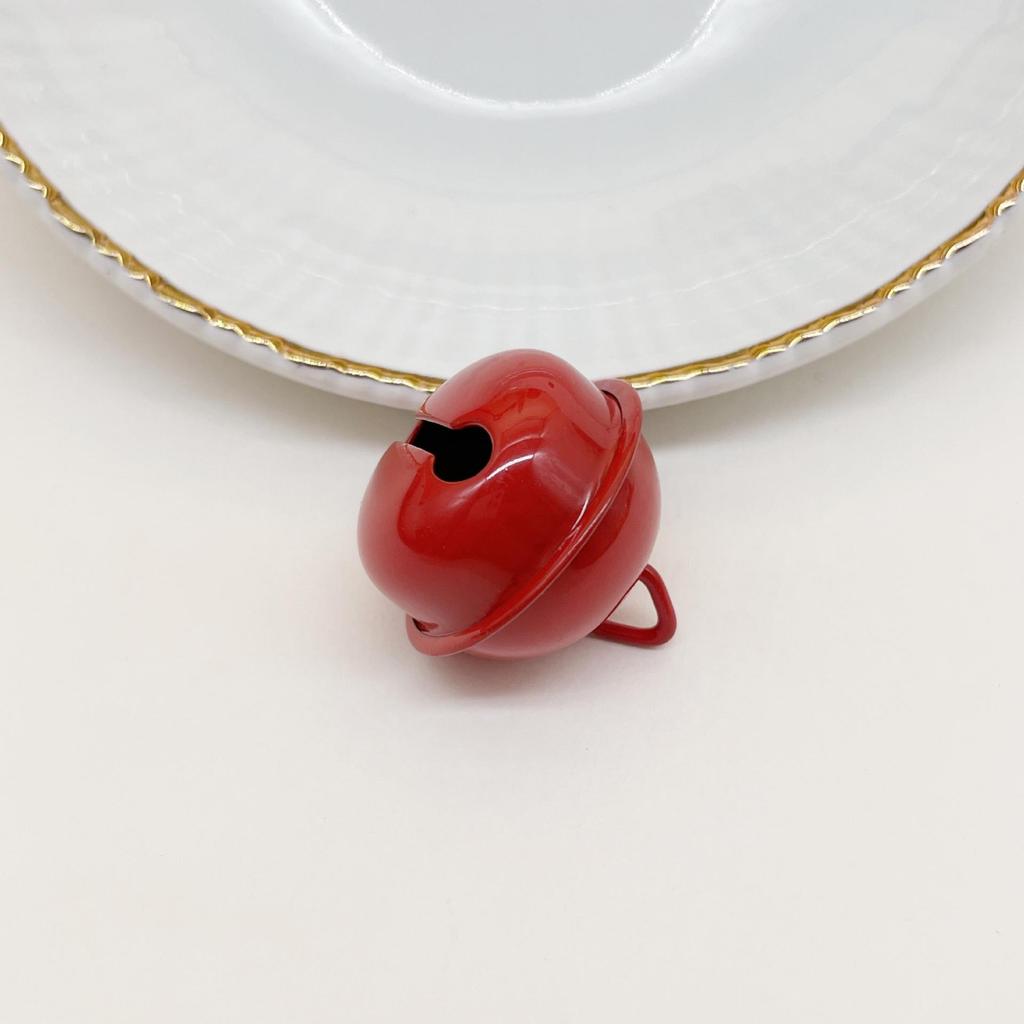 22mm Candy Color Bells for DIY Jewelry & Keyring Gifts - Metal Baked Paint Christmas Accessories