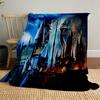 1pc Hogwarts Voldemort Harry Potter Outdoor Flannel Throw Blanket All Season Soft Warmth,Home Decor 1031193