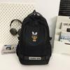Schoolbag Wholesale 1011 New Fashion Bag Trendy Cool Cartoon Couple Casual Street Versatile College Student Schoolbag Backpack