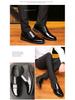 Men's British Style Three-joint Leather Shoes for Work and Casual Wear.
