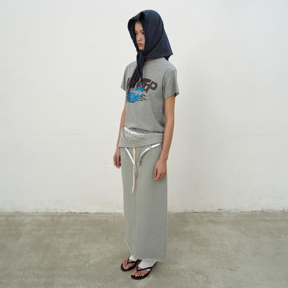 Lcdc Tm Fold-Over Jersey Skirt (Grey)