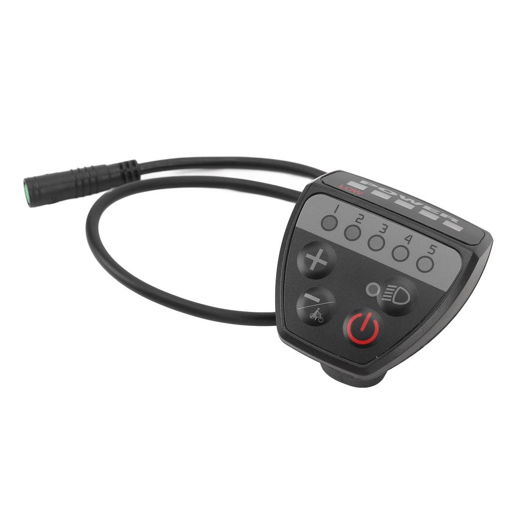 Electric Bike LED Display Speed Controller Smart Lightweight 24v 36v 48v Water Resistant 5pin Speed Controller LED