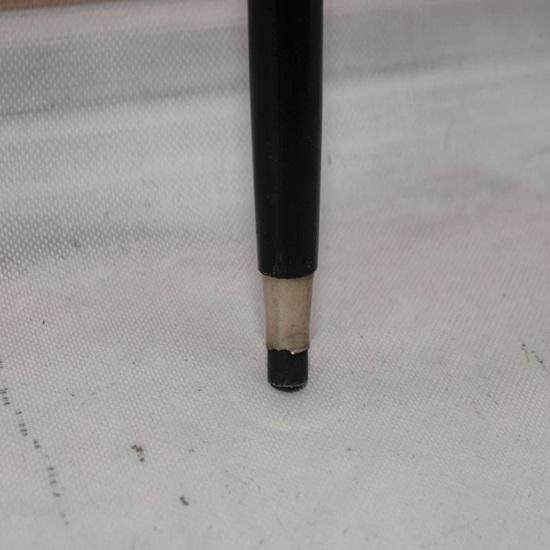 93.98 Cm Walking Stick Aluminum Wooden Walking Cane Gift for Grandfather, Father Silver and Black Solid Cane Collector Item