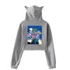 Cat Ear Hoodies Sweatshirt Icrimax for Women Sexy Pink Color Fashion Autumn Streetwear Cool Clothes