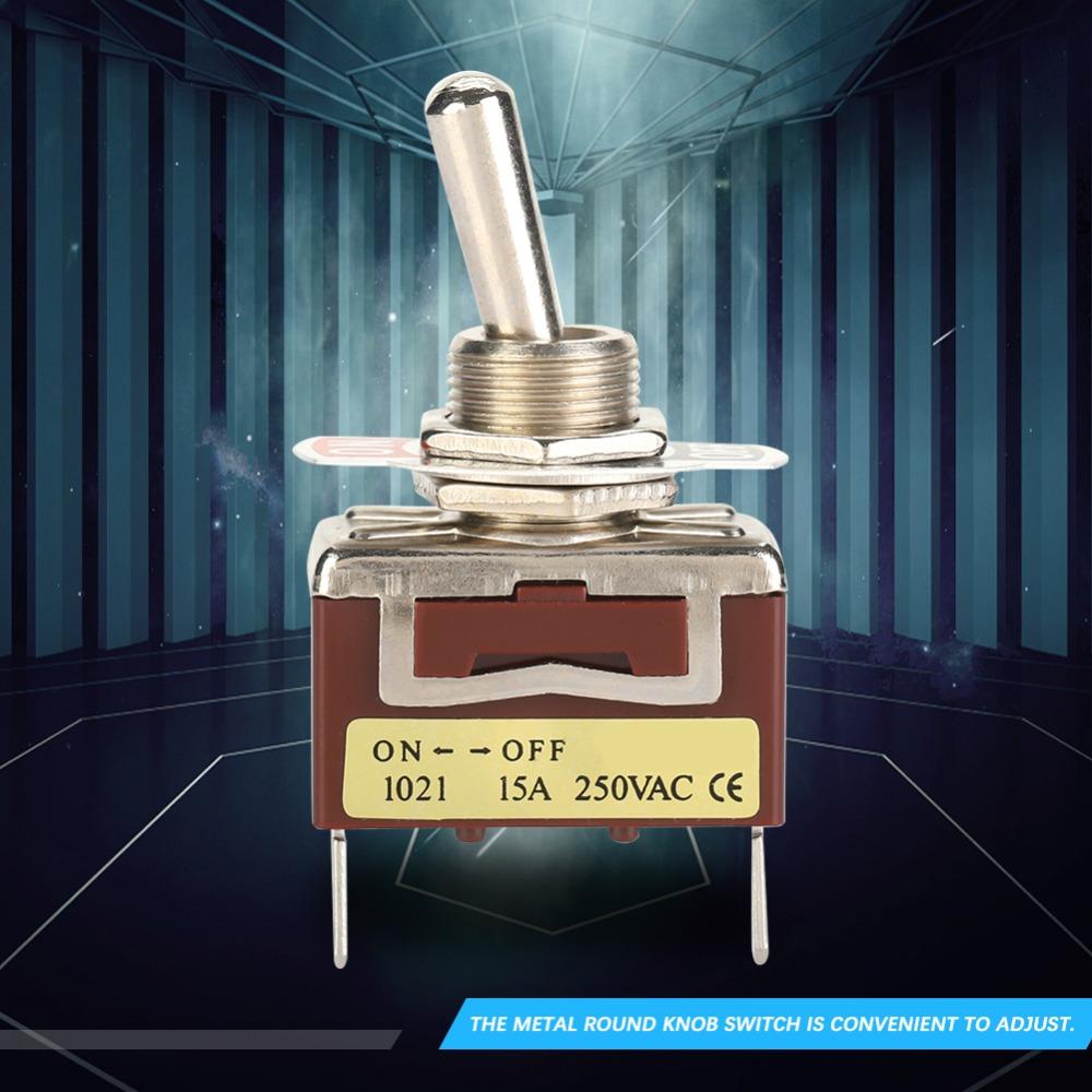 5PCS 6.3 Quick Pins 2 Pin 2 Position ON-OFF 1021 Mechanical Valve  Various Applications